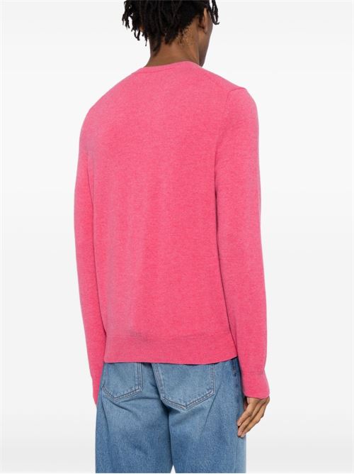 Wool cardigan with heart COMME DES GARÇONS PLAY | AXN0750514PINK